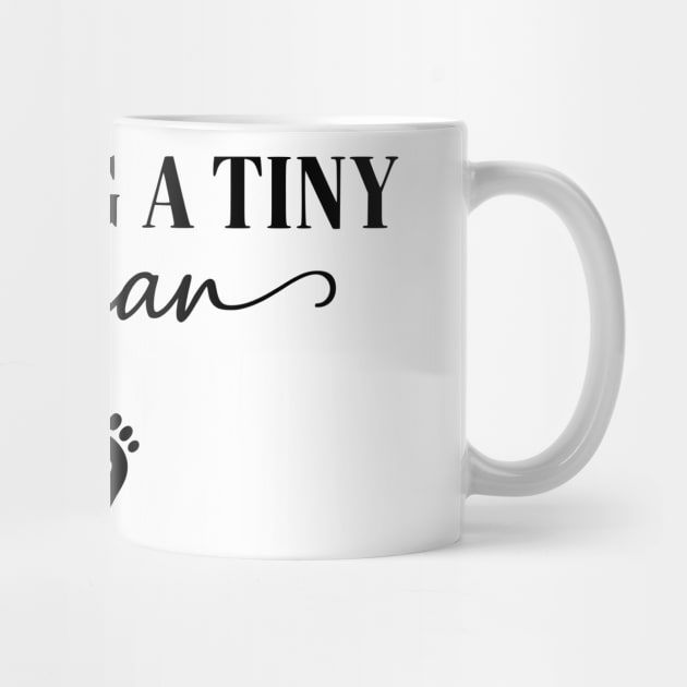 Growing A Tiny Human – Funny Pregnancy Mom Retro Mother’s Day Gift by ArtistTee ⭐⭐⭐⭐⭐